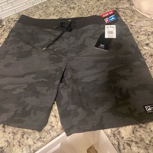 Pelagic dark camo swim trunks